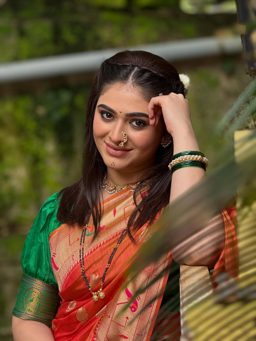 Aishwarya Shete traditional look