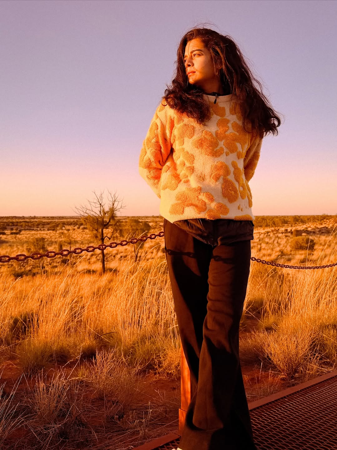 Mithila Palkar travel in Australia mountain with a stylish look