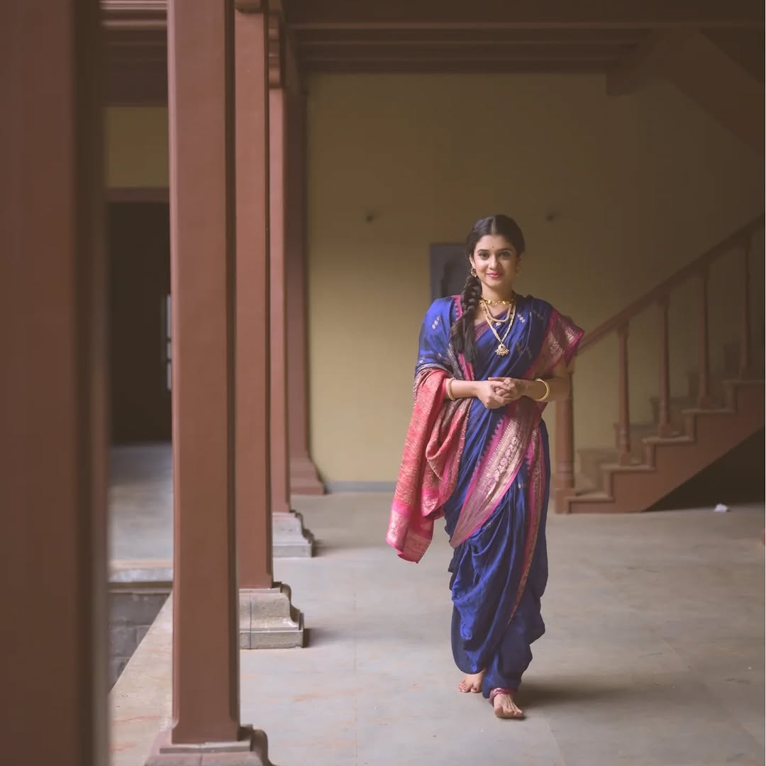 Vaishnavi Kalyankar Kajalmaya serial nauvari look