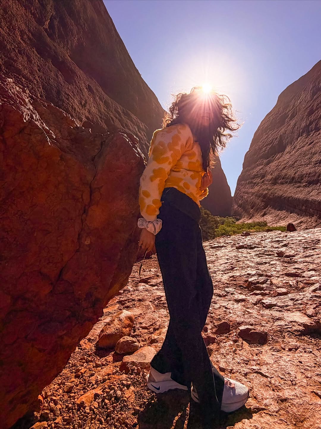 Mithila Palkar travel in Australia mountain with a stylish look