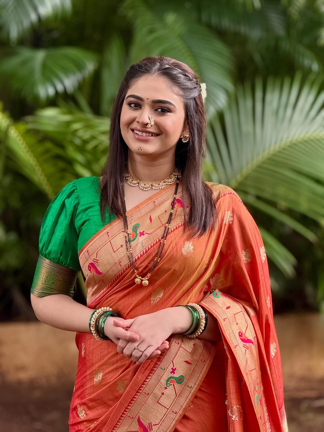 Aishwarya Shete traditional look