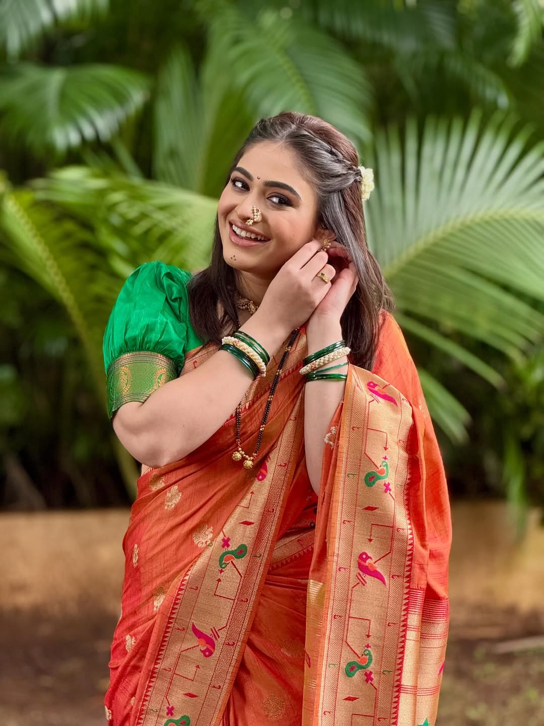 Aishwarya Shete traditional look