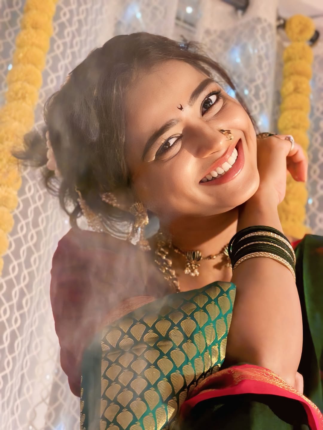 shivali parab nauvari saree look