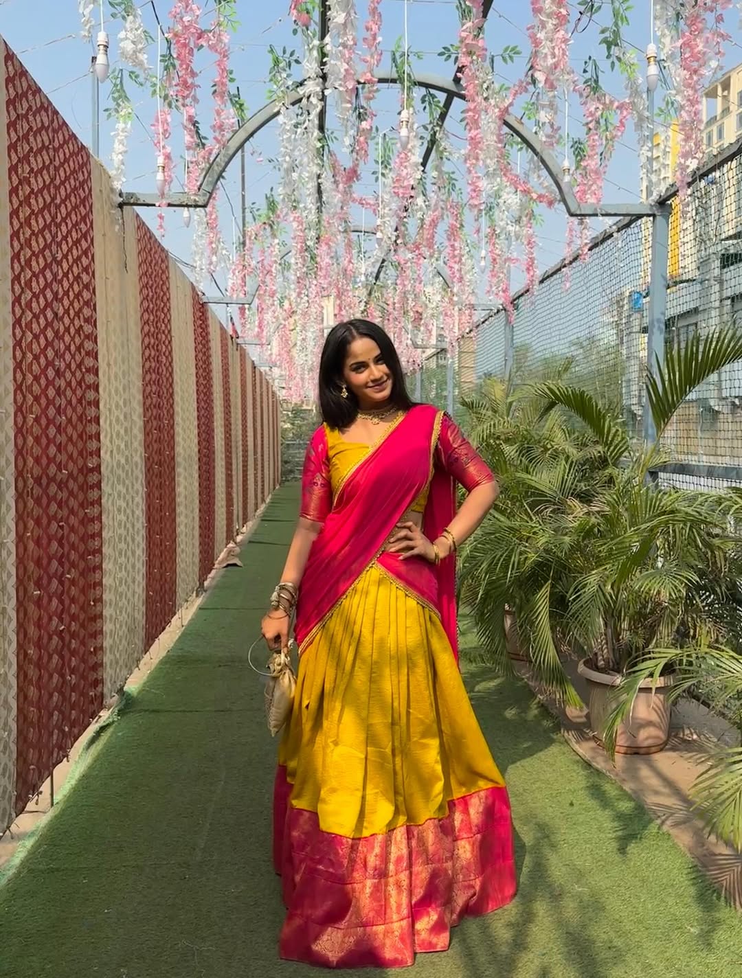 Prapti Redkar traditional look