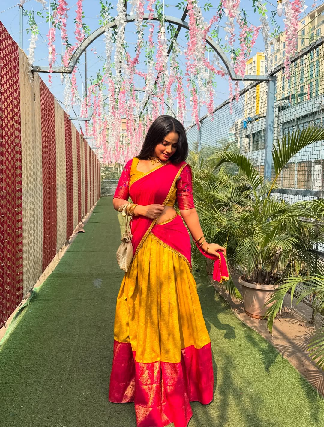 Prapti Redkar traditional look