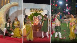 Photos: थाटात पार पडलं आकाश नलावडेच्या पत्नीचं डोहाळे जेवण; रुचिका धुरीच्या लूकची चर्चा