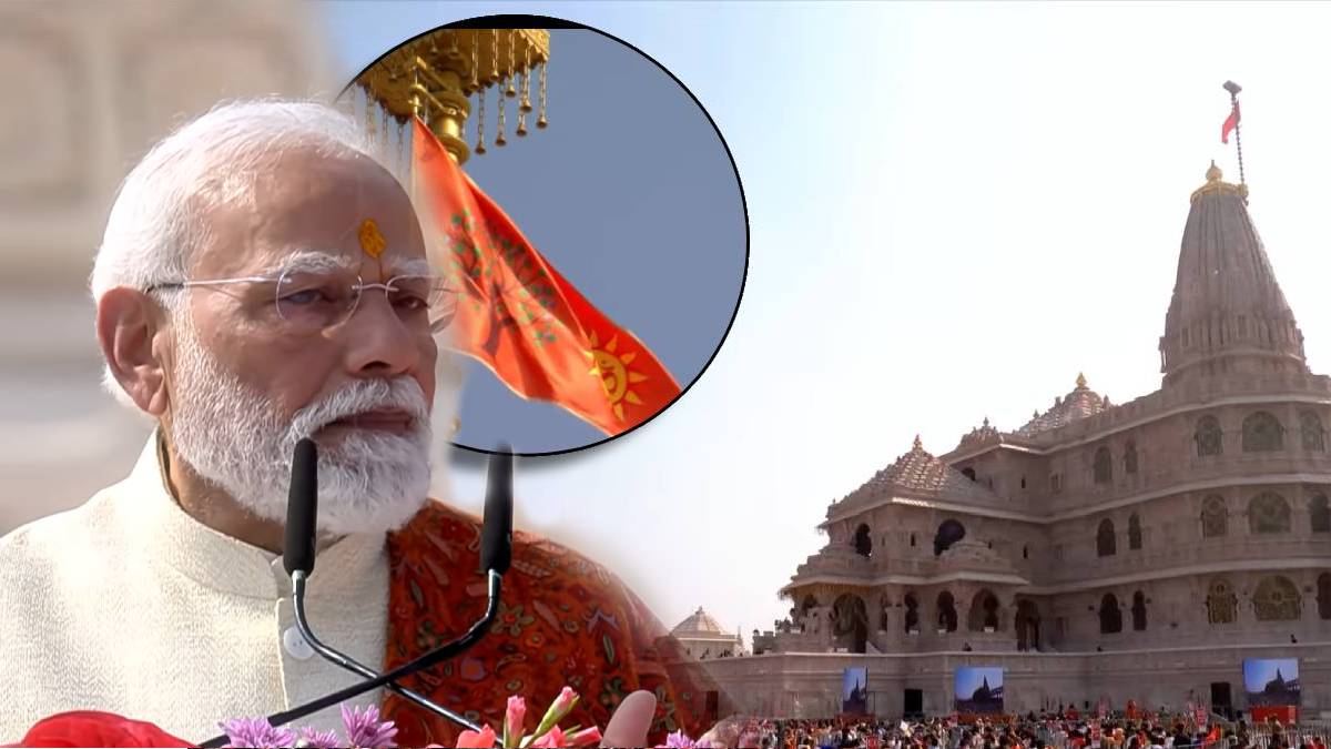 Ayodhya Prime Minister Narendra Modi will hoist a saffron flag atop the Ram Madir (1)