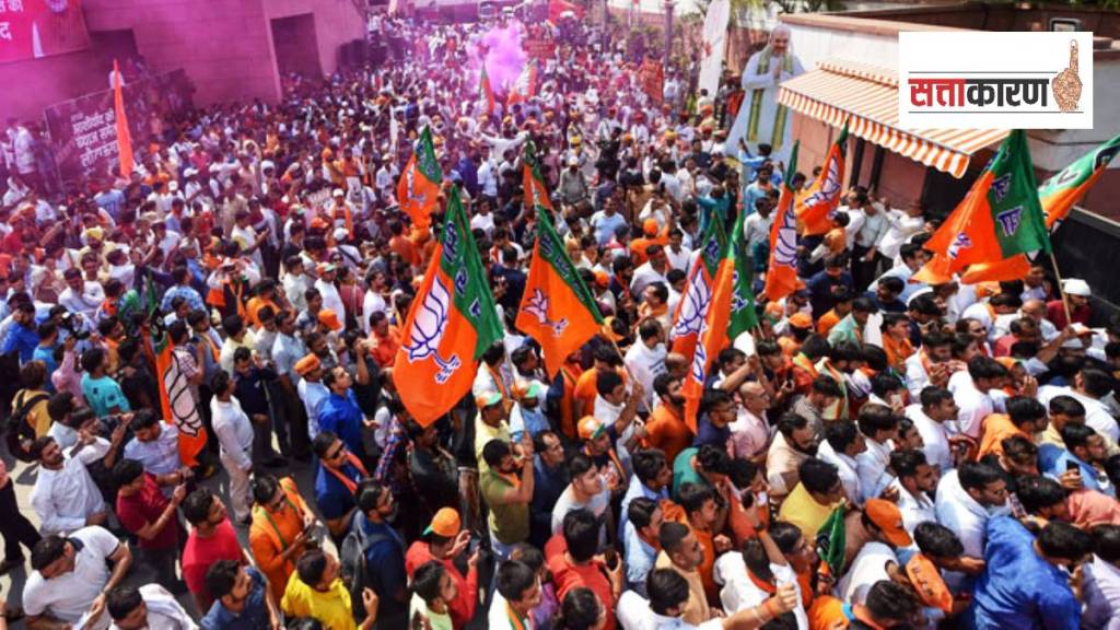 भाजपाने निवडणूक आयोगाशी संगनमत करून या निवडणुका 'हायजॅक' केल्याचा आरोप काँग्रेसकडून करण्यात आला आहे. (छायाचित्र सोशल मीडिया) भाजपाने निवडणूक आयोगाशी संगनमत करून या निवडणुका 'हायजॅक' केल्याचा आरोप काँग्रेसकडून करण्यात आला आहे. (छायाचित्र सोशल मीडिया)