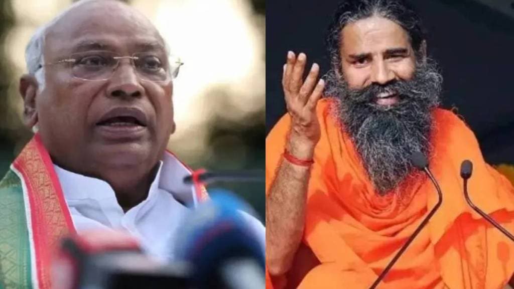 Baba-Ramdev-On-Mallikarjun-Kharge Baba-Ramdev-On-Mallikarjun-Kharge