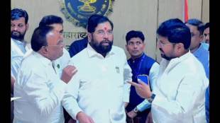 Bhaskar Ambekar met Deputy Chief Minister Eknath Shinde along with MLA Arjun Khotkar in Mumbai