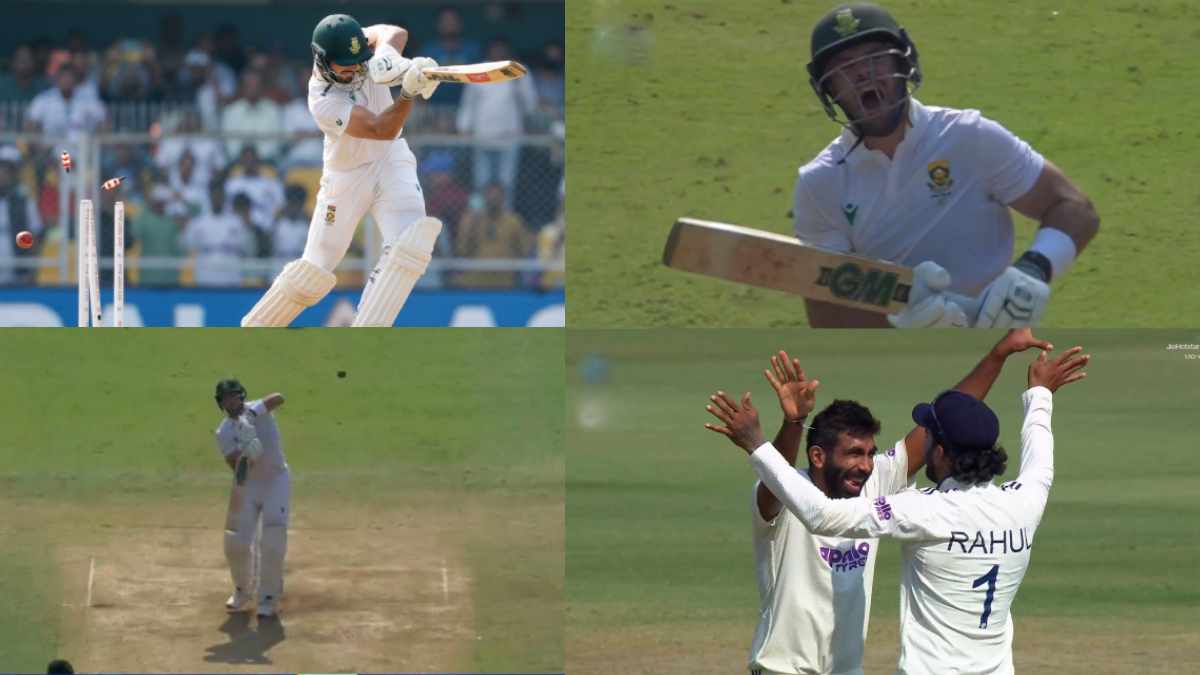 Jasprit Bumrah Clean Bowled Aiden Markram Shouts in Anger After Getting Out Video Viral