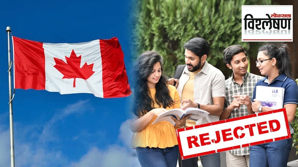कॅनडाने ७४ टक्के भारतीय विद्यार्थ्यांचे व्हिसा अर्ज का फेटाळले? नेमकी काय आहेत कारणं? (छायाचित्र लोकसत्ता ग्राफिक्स टीम) कॅनडाने ७४ टक्के भारतीय विद्यार्थ्यांचे व्हिसा अर्ज का फेटाळले? नेमकी काय आहेत कारणं? (छायाचित्र लोकसत्ता ग्राफिक्स टीम)