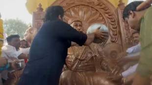 mns amit thackeray unveils Chhatrapati Shivaji Maharaj statue in Nerul
