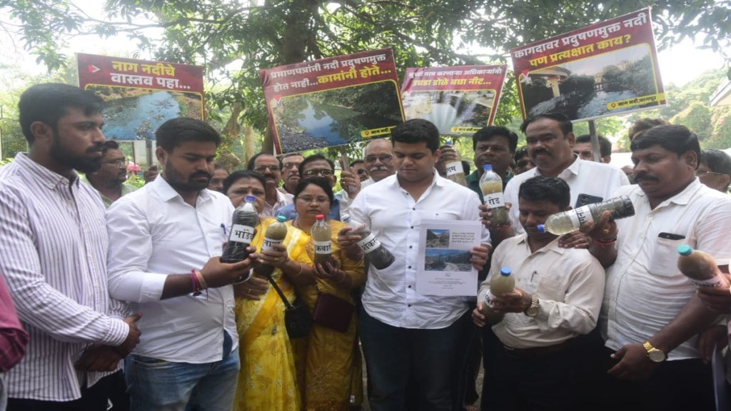 Congress Ketan Thackeray Nitin Gadkari Nag River Project Clean Up Questioned Pollution Omission Controversy