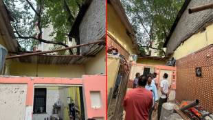 A house in a chawl collapsed in Bharat Bhoirnagar, Dombivli