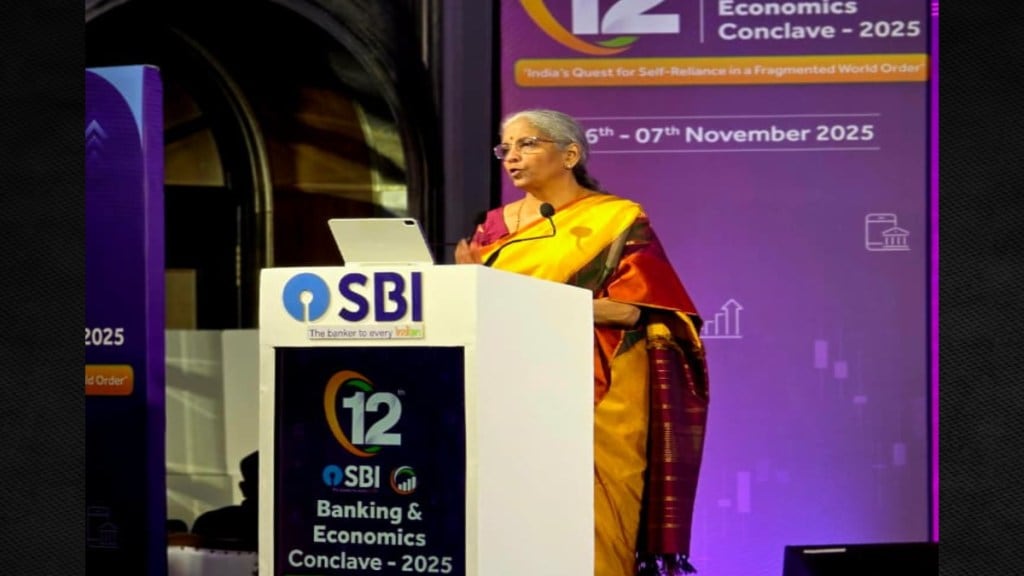 FM Nirmala Sitharaman SBI Conference IDBI Union World Class Banks Privatization Merger Government FM Nirmala Sitharaman SBI Conference IDBI Union World Class Banks Privatization Merger Government