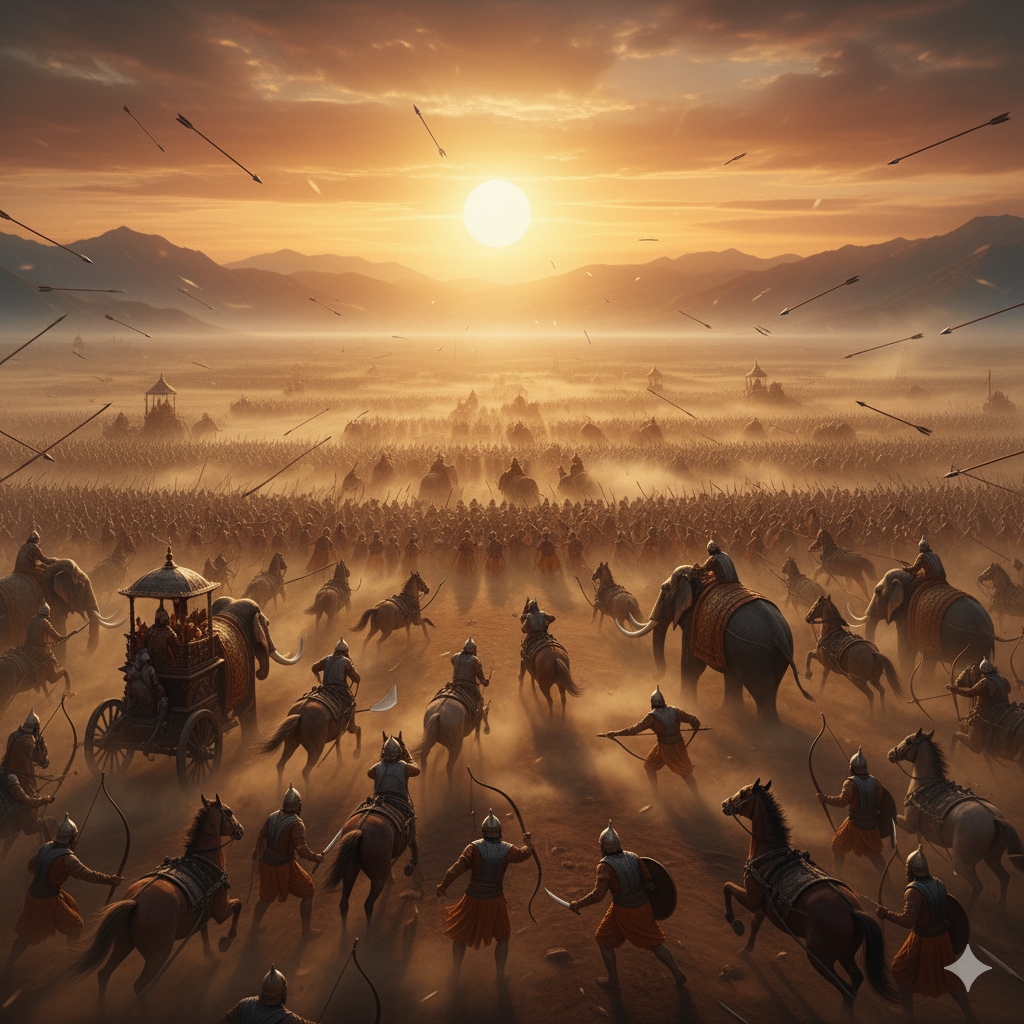 Lord Krishna’s divine teachings from the Bhagavad Gita that guide life