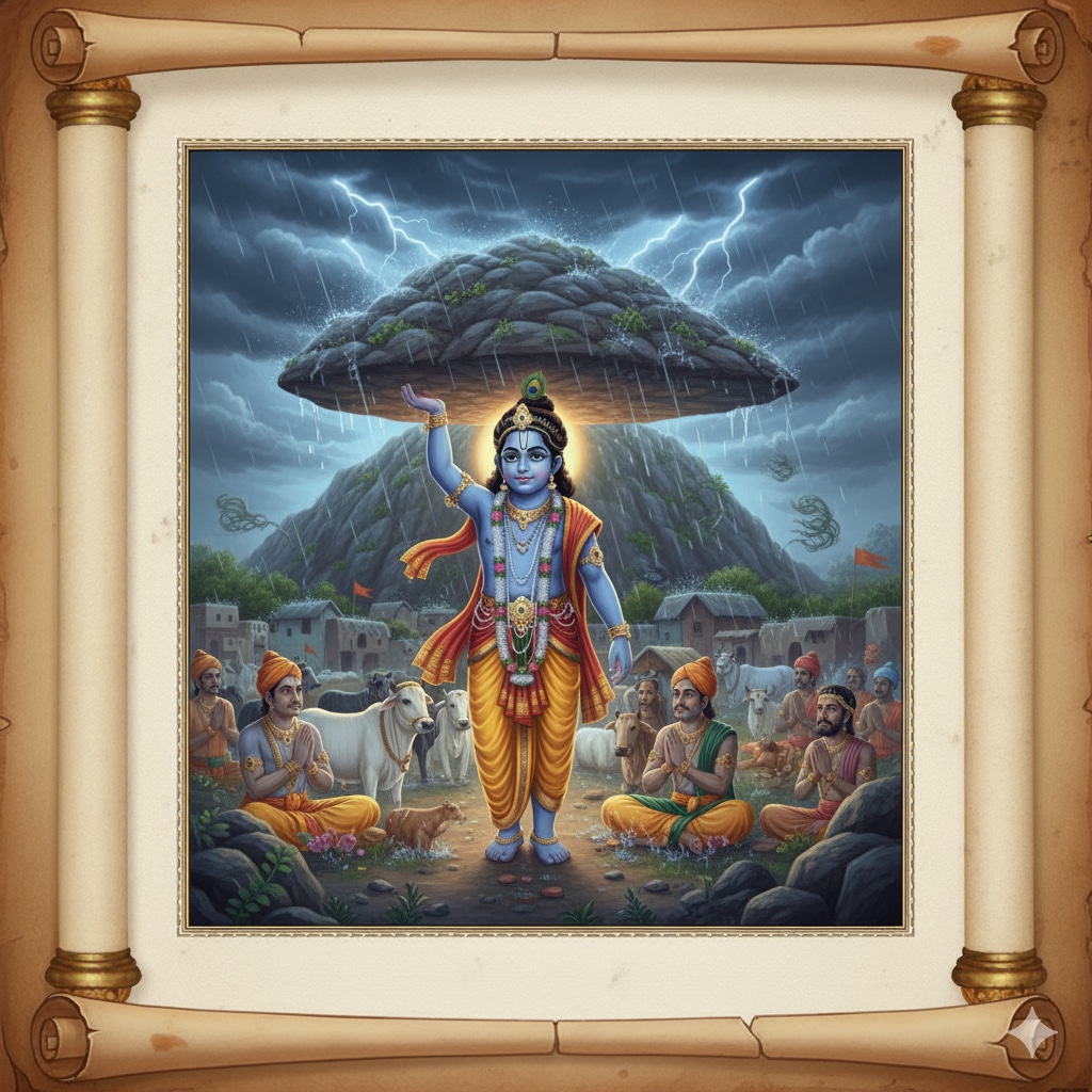 Lord Krishna’s divine teachings from the Bhagavad Gita that guide life