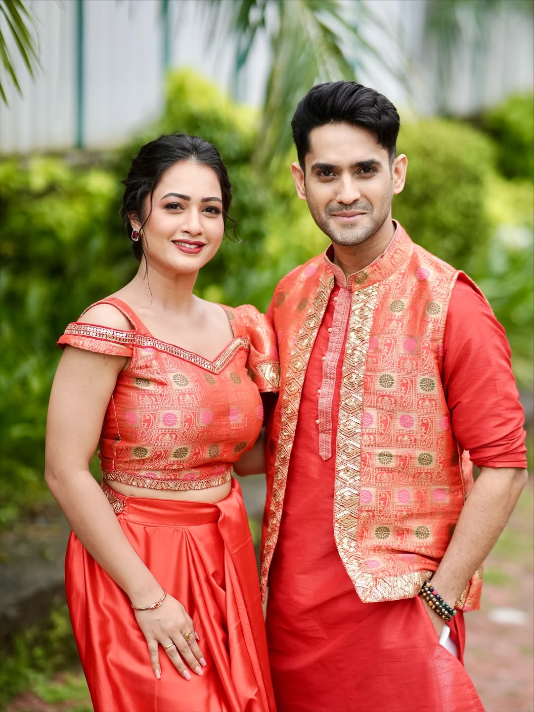 Girija Prabhu Red Dress Look