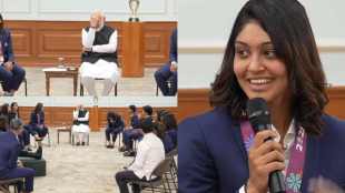 Harleen Deol asks PM Narendra Modi his skincare routine