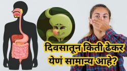 दिवसातून किती ढेकर येणं सामान्य आहे? ढेकर येण्यामागचे कारणं जाणून घ्या
