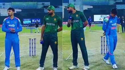 IND A vs PAK A Team India Skip Handshake with Pakistan Shaheens at Rising Stars Asia Cup IND A vs PAK A Team India Skip Handshake with Pakistan Shaheens at Rising Stars Asia Cup