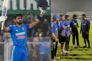 Ruturaj Gaikwad Century IND A beat SA A by 4 Wickets Tilak Varma Captain