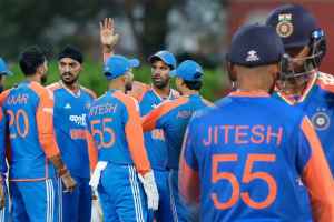 IND beat AUS by 5 wickets in 3rd T20I Washington Sundar Jitesh Sharm Arshdeep Singh 3 Wickets