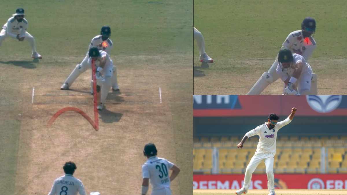 Ravindra Jadeja Clean Bowled Aiden Markram with Magical Ball Video Viral IND vs SA