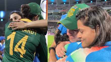 Jemimah Rodrigues & Radha Yadav Hugs Emotional Marizanne Kapp After World Cup Final Video Viral INDW vs SAW