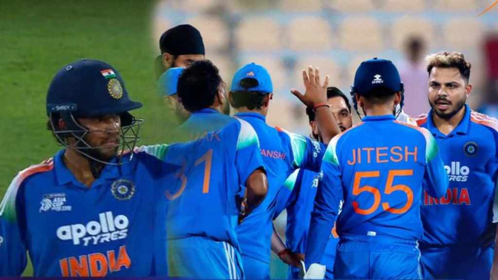ind a beat oman by 6 wickets and Enters Semi final of Asia Cup Rising Stars 2025