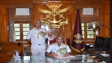 Indian Navy Vice Admiral Anil Jaggi Appointed NDA Commandant National Defence Academy Maharashtra Naval pune Indian Navy Vice Admiral Anil Jaggi Appointed NDA Commandant National Defence Academy Maharashtra Naval pune