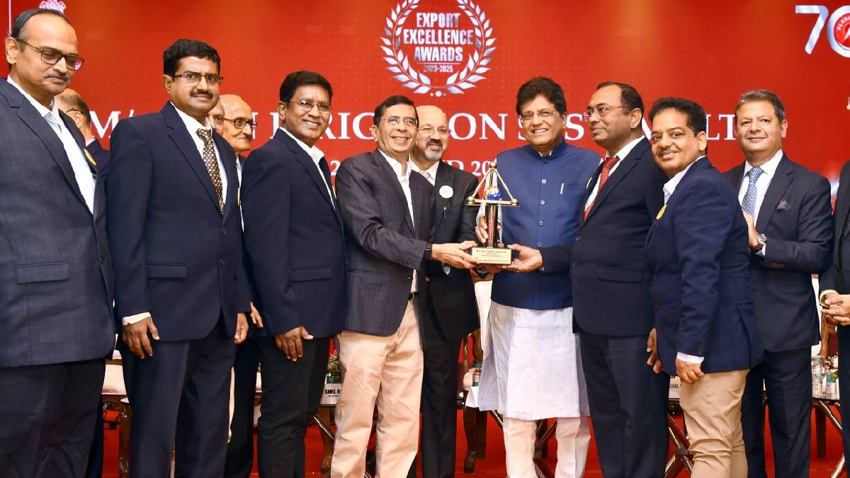 Jain Irrigation in Jalgaon wins eight awards for best export performance