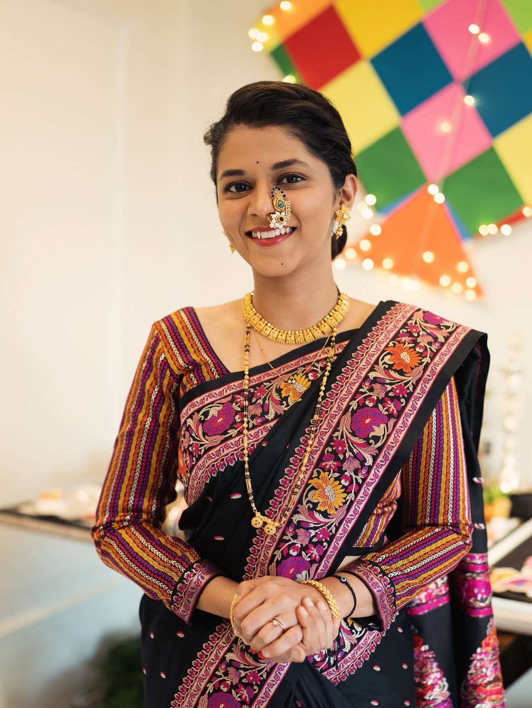 Kaumudi Walokar Paithani Saree Look