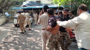 Leopard enters Kolhapur hotel triggers panic in city center Forest Department rescue