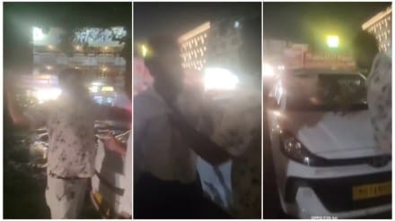 Lonavala Cab Driver Assault Local Goons Violence Taxi War Outside Driver Beaten pune Lonavala Cab Driver Assault Local Goons Violence Taxi War Outside Driver Beaten pune