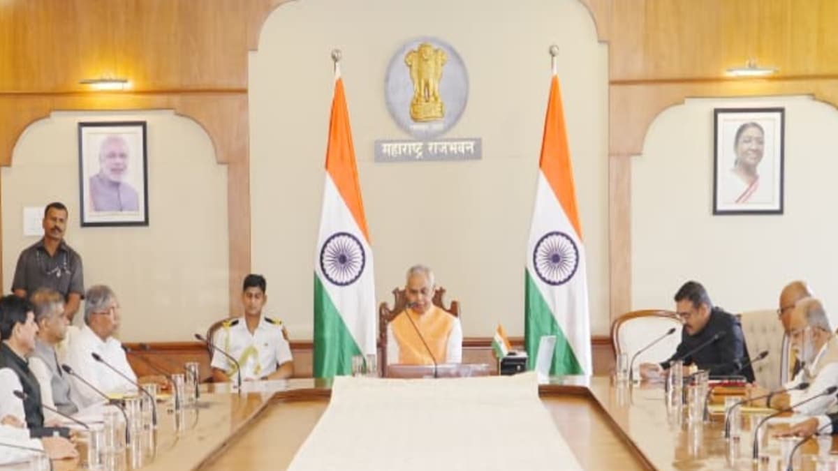 Maharashtra Governor Acharya Devvrat Education Vision University Task Force Chandrakant Patil Digital Dashboard Improvement Rating mumbai