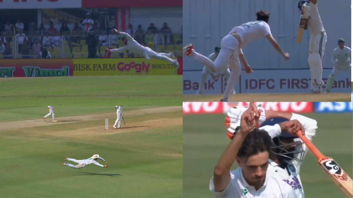 Aiden Markram Catch Of The Series took One Hand Flying Caught to dismiss Nitish Kumar Reddy Video