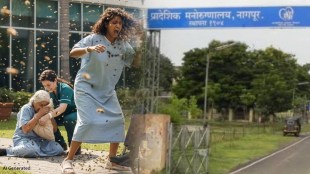 nagpur Mankapur Regional Mental Hospital bee attack  incident one  dead