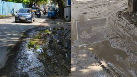 private developers have increased the risk of accidents due to mud on the roads vasai news private developers have increased the risk of accidents due to mud on the roads vasai news