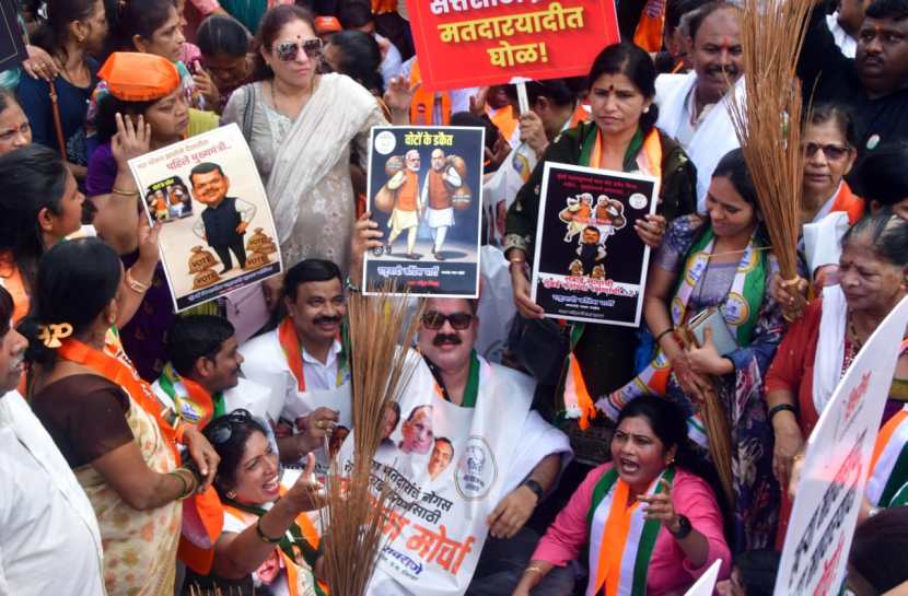 Satyacha Morcha in Mumbai