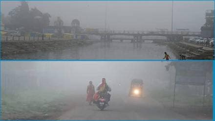 Dense fog spread throughout the city and rural areas since Thursday morning