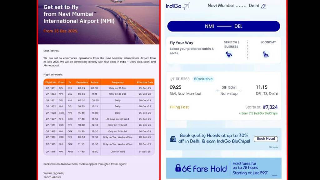 Navi Mumbai International Airport begins flight from December Navi Mumbai International Airport begins flight from December
