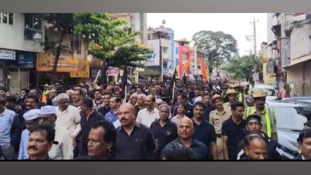 marathi speakers united in belgaums Black Day procession marathi speakers united in belgaums Black Day procession