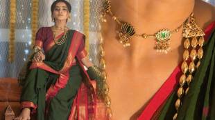 shivali parab nauvari saree look