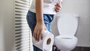 Different poop colours showing liver and gut health condition