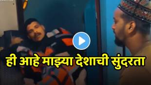 man quietly gave up his seat for a tired soldier