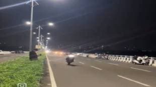 Bike Stunts on mankoli flyover in Mothagaon