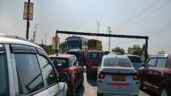 Vasai Virar Traffic: नायगाव उड्डाणपुलावर बस अडकल्याने कोंडी