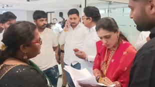 Rupali Patil thombre has given disciplinary notice by party